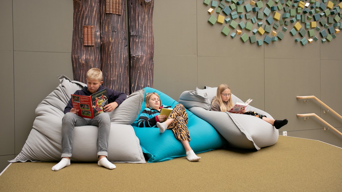 Elever på Baggeboskolan.