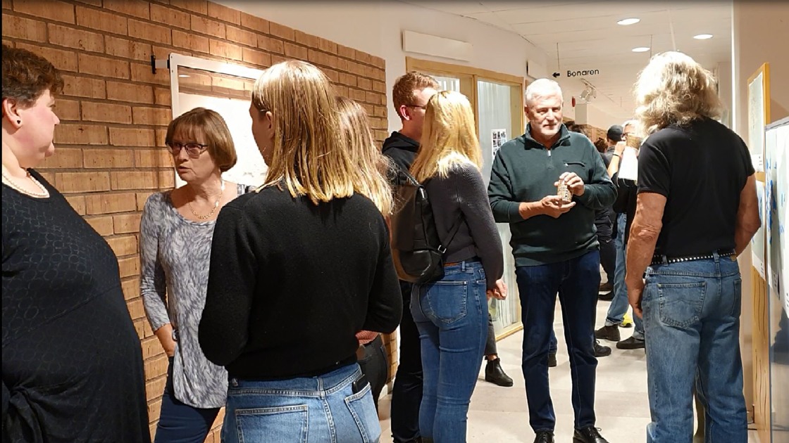 Samtal om översiktsplanen mellan politiker och Chalmersstudenter.