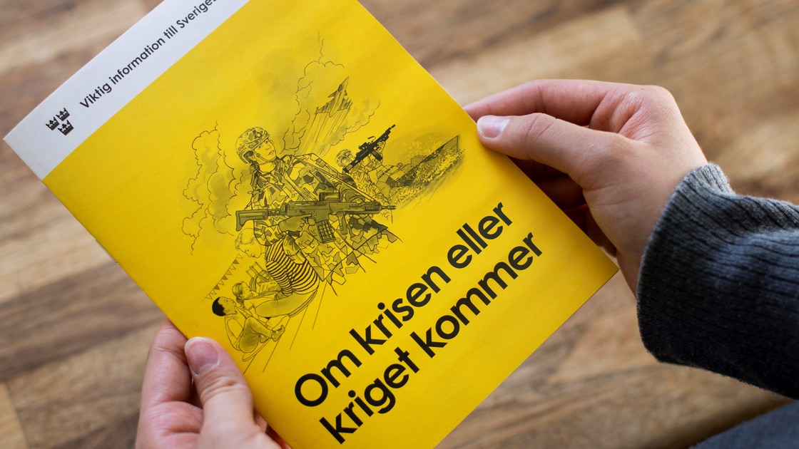 Broschyren "Om krisen eller kriget kommer"