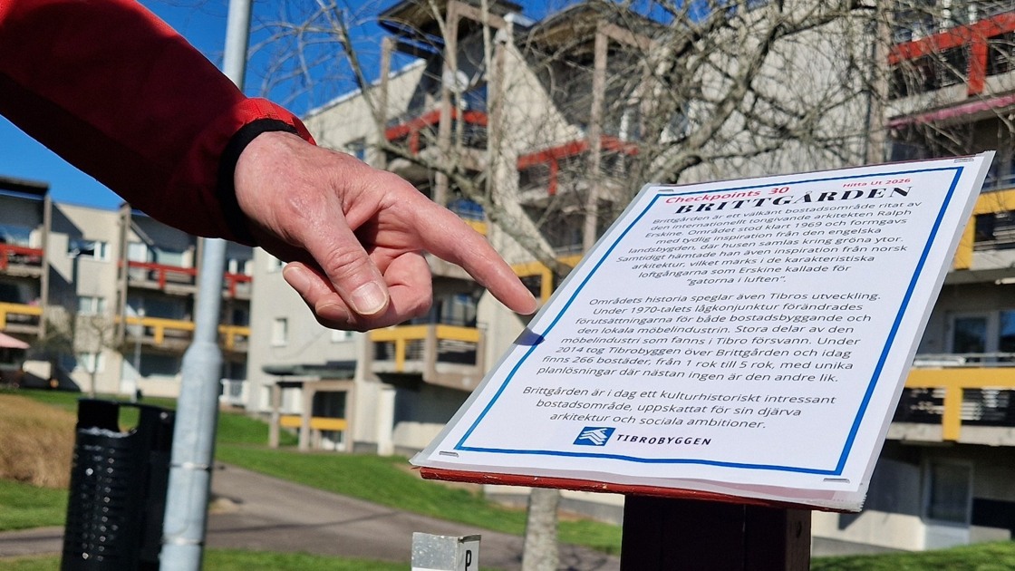 En checkpoint i Hittaut.