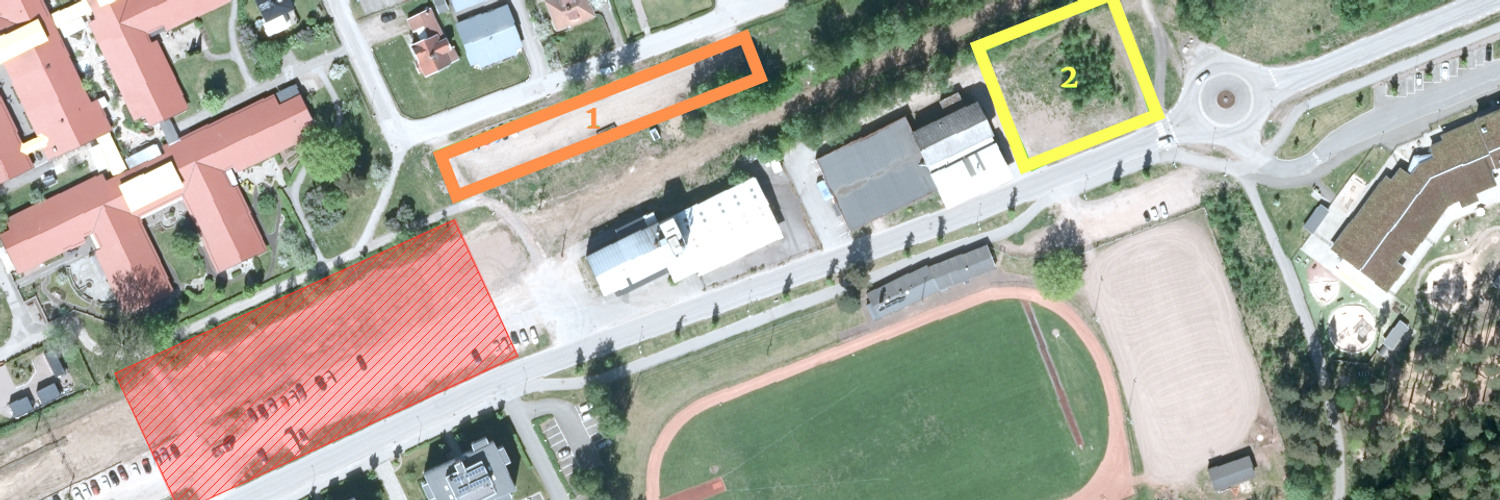 Alternativa parkeringar under byggtiden för en ny parkering i Tibro centrum 2026.