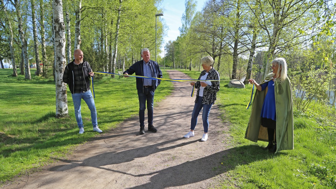 Invigning av å-leden den 16 maj 2022.