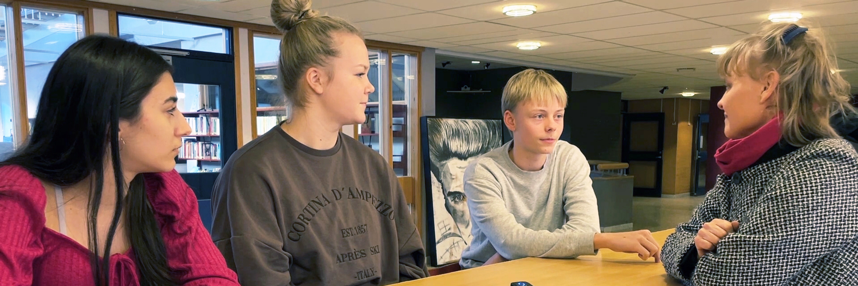 Intervju med Nyboelever om Fågelviksbygget.