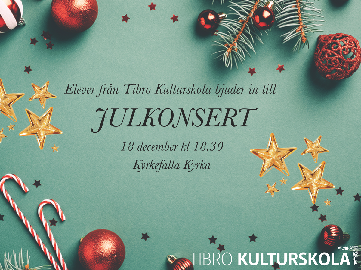 Grön bakgrund med juldekorationer