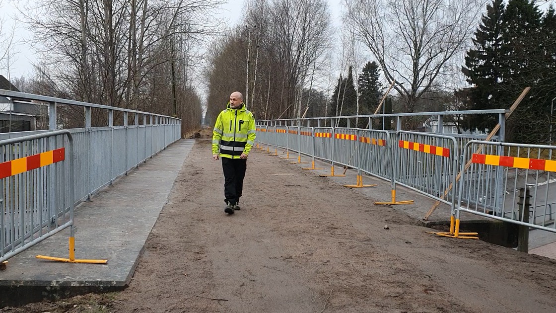 Projekteringsingenjören på järnvägsbron över Fredsgatan.