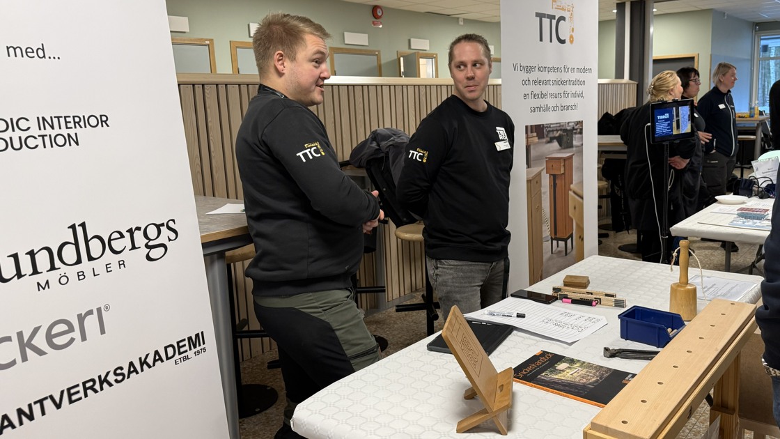 TTC på arbetsmarknadsmässa på Fågelvikskolan.