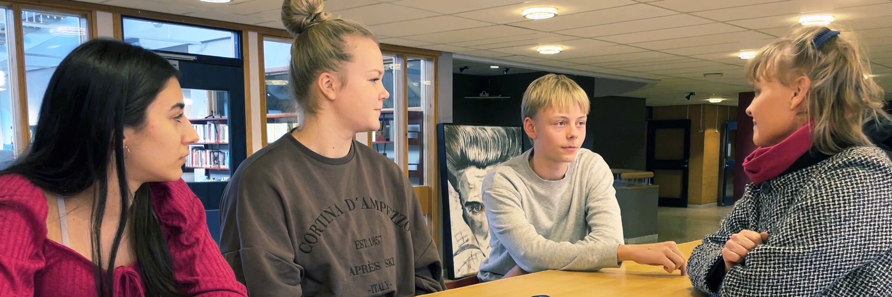 Intervju med Nyboelever om Fågelviksbygget.