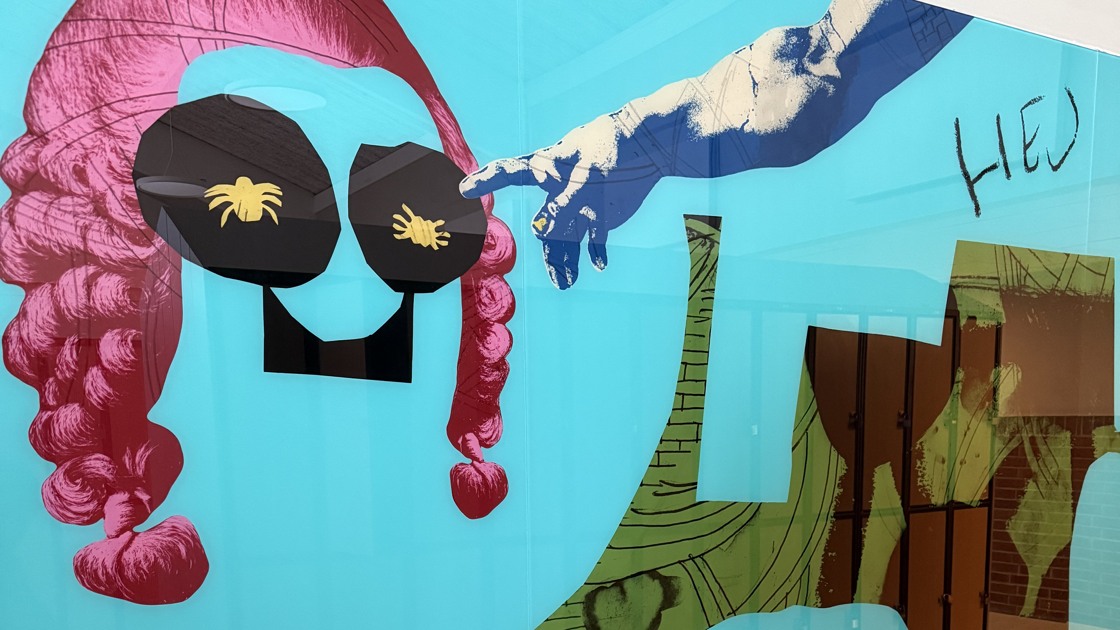 Konstverk på Fågelvikskolan