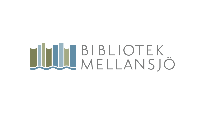 Bibliotek Mellansjös logotype